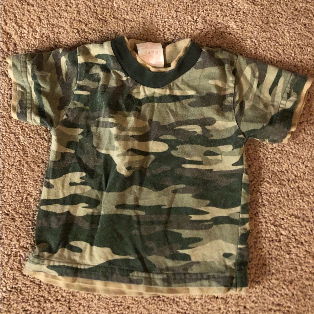 Kid Connection size 12 Month Camouflage Shirt